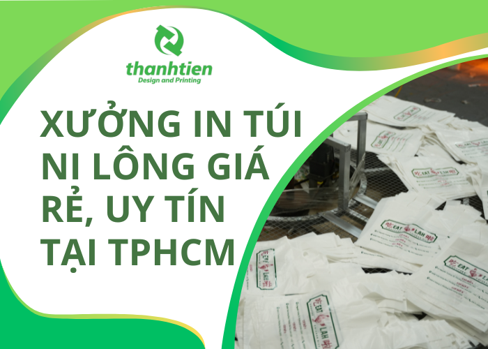 In Túi Ni lông giá rẻ, đa dạng chất liệu - kiểu dáng
