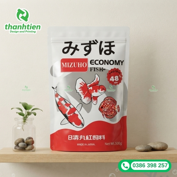 t&uacute;i đựng thức ăn c&aacute; cảnh