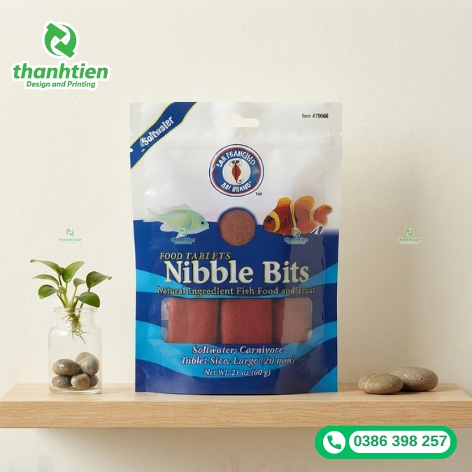 xưởng sản xuất bao b&igrave; thức ăn c&aacute; cảnh chất lượng