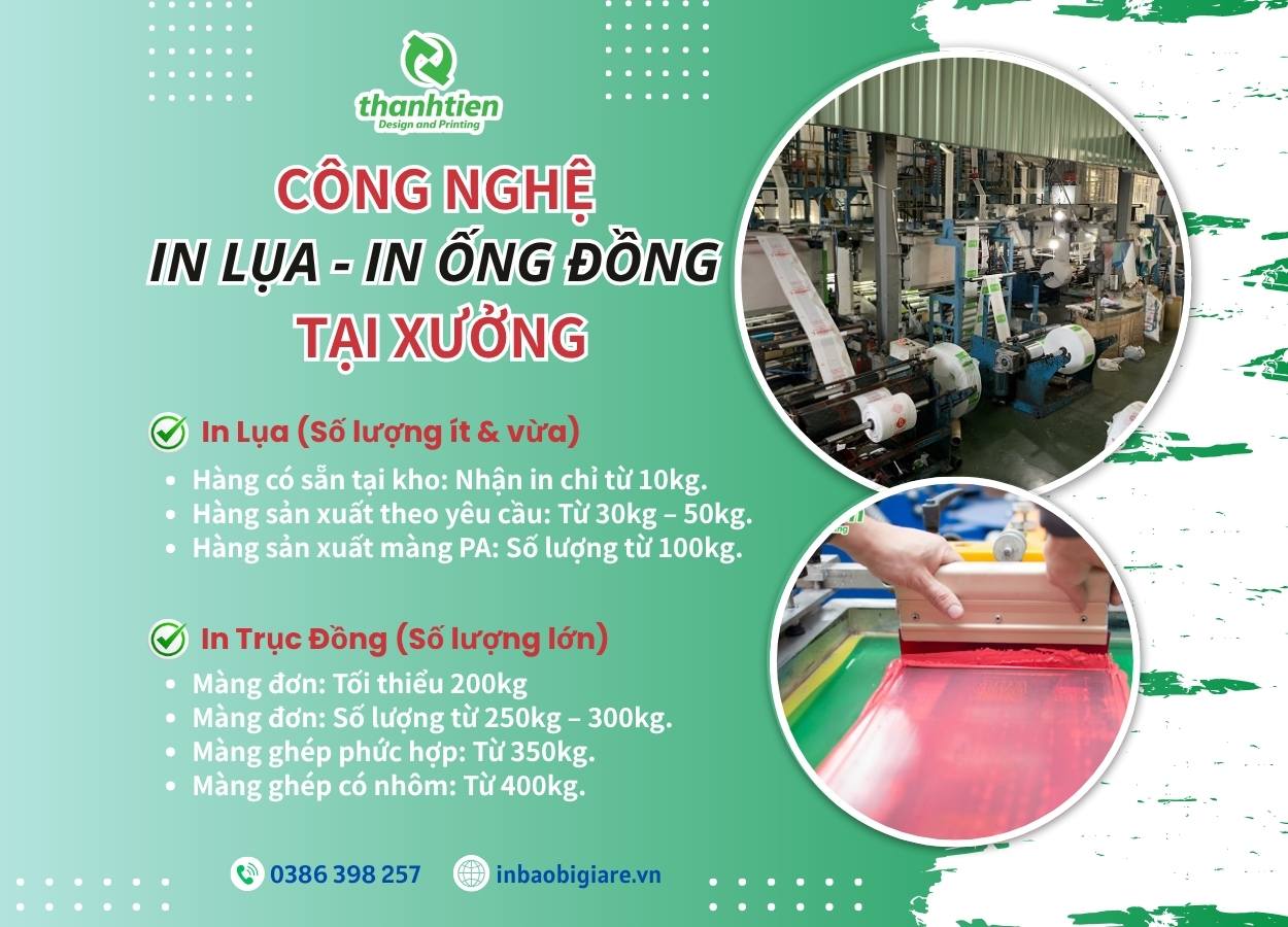 Công Nghệ In Ấn Bao Bì Tại Xưởng