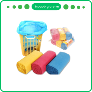 Túi rác cuộn 3 màu