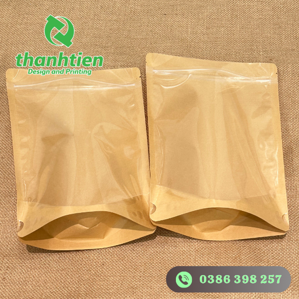 tui-zip-giay-kraft-1-mat-trong-suot-gia-re