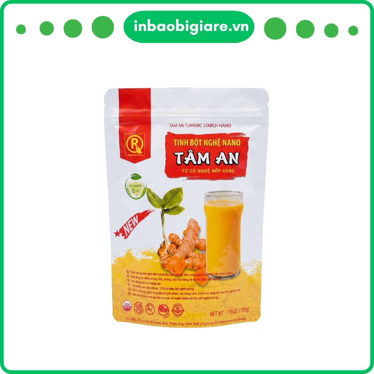 Bao Bì Tinh Bột Nghệ