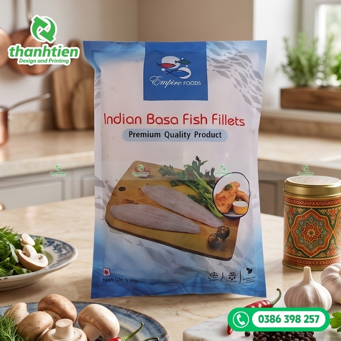 mẫu bao b&igrave; đựng c&aacute; basa in ấn đẹp