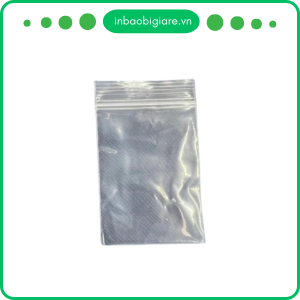 Túi Zipper Chỉ Trắng