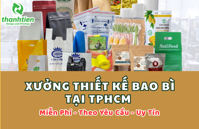 Xưởng Thiết Kế Bao Bì Miễn Phí, Theo Yêu Cầu Tại TPHCM