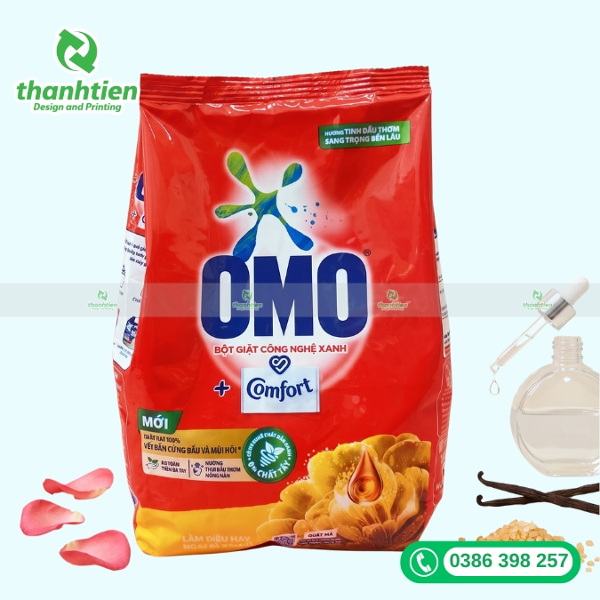 bao b&igrave; bột giặt đẹp