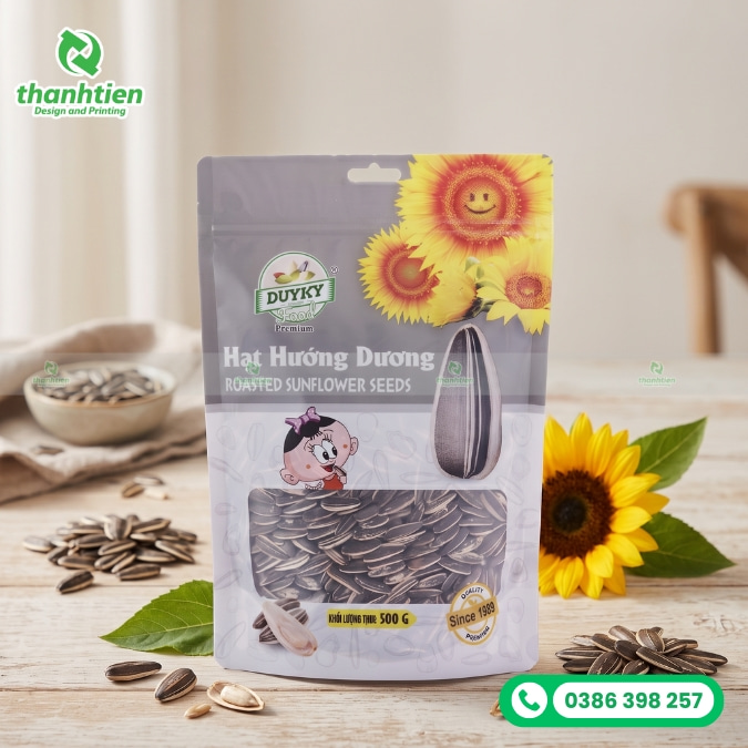 in bao b&igrave; hạt hướng dương gi&aacute; rẻ