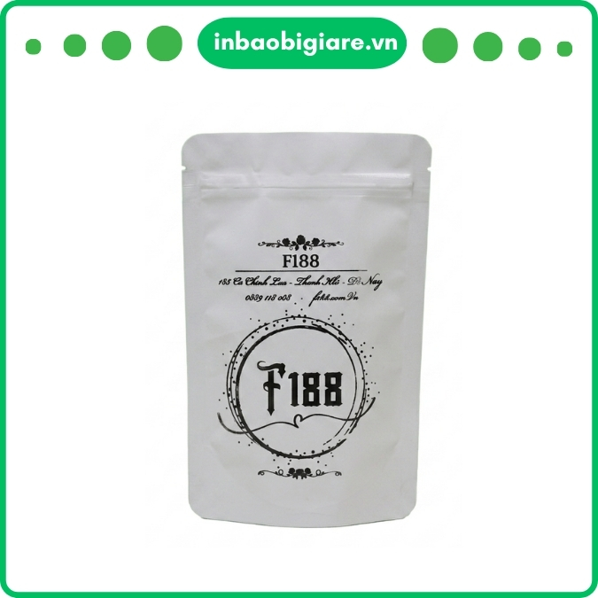 Túi Zip Trắng Sữa