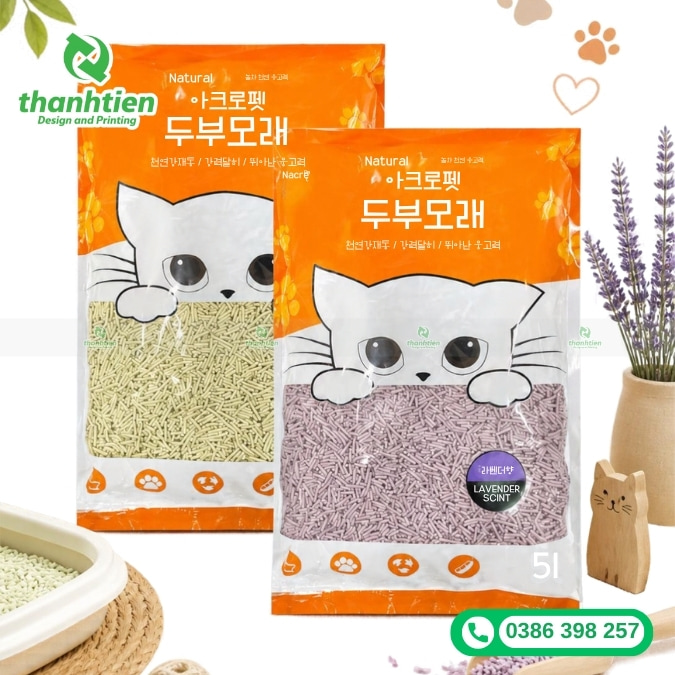 bao đựng c&aacute;t vệ sinh cho m&egrave;o chất lượng