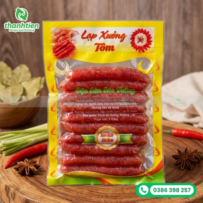 T&uacute;i đựng lạp xưởng h&uacute;t ch&acirc;n kh&ocirc;ng tại tphcm