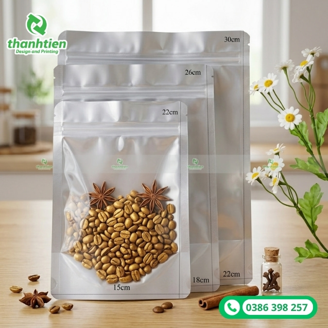 t&uacute;i zipper nh&ocirc;m đựng thực phẩm