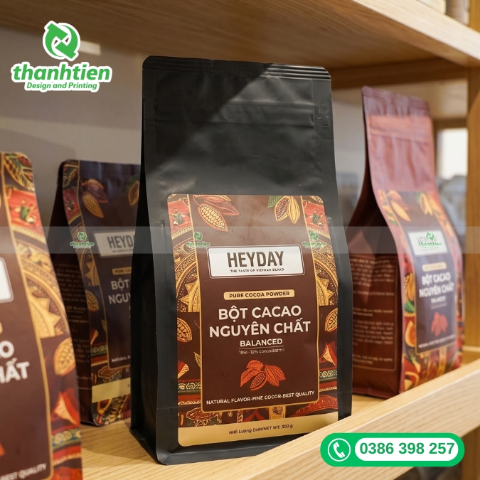 xưởng sản xuất bao b&igrave; cacao