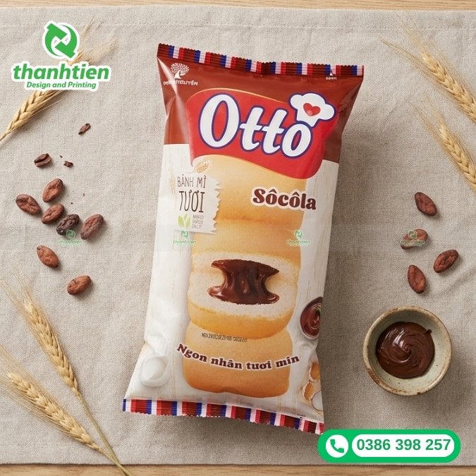 bao b&igrave; đựng b&aacute;nh m&igrave; tươi