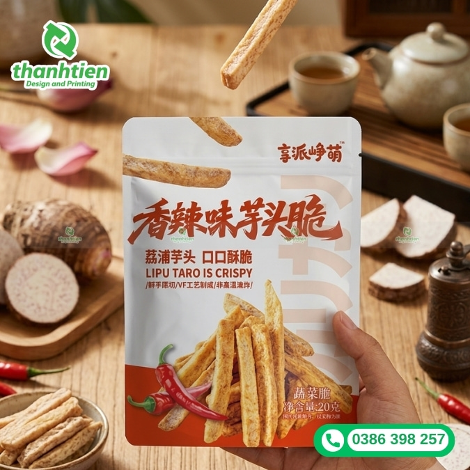 bao b&igrave; khoai m&ocirc;n sấy