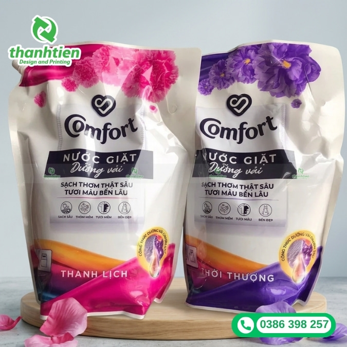 bao b&igrave; nước xả vải gi&aacute; rẻ