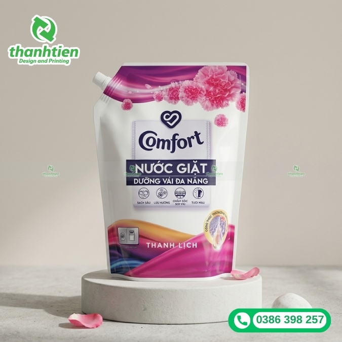bao b&igrave; nước xả vải
