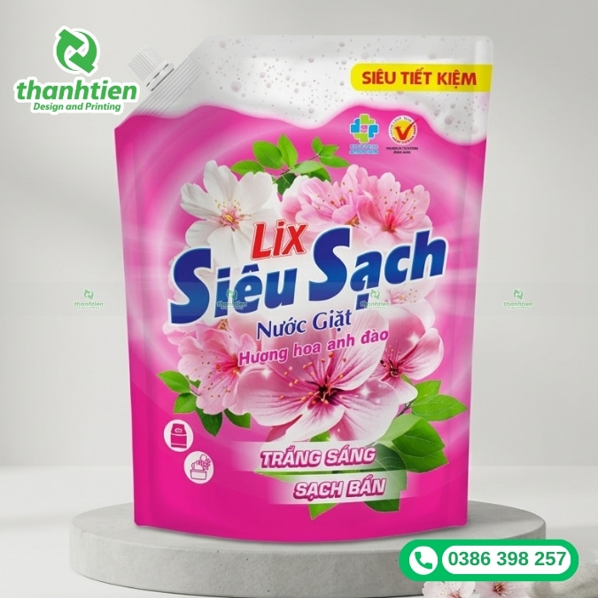 bao b&igrave; t&uacute;i nước giặt