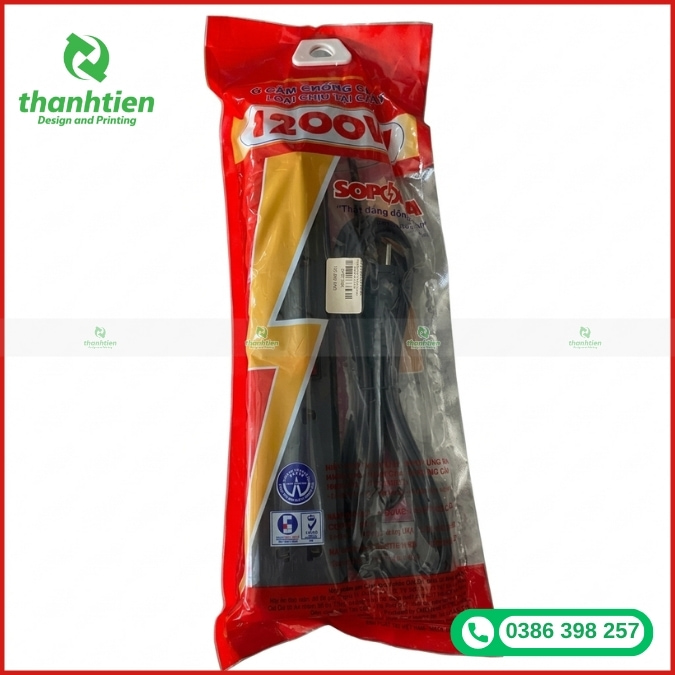 cung cấp bao b&igrave; đựng ổ cắm điện gi&aacute; rẻ