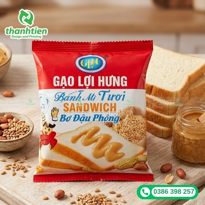 in bao b&igrave; b&aacute;nh m&igrave; sandwich theo y&ecirc;u cầu