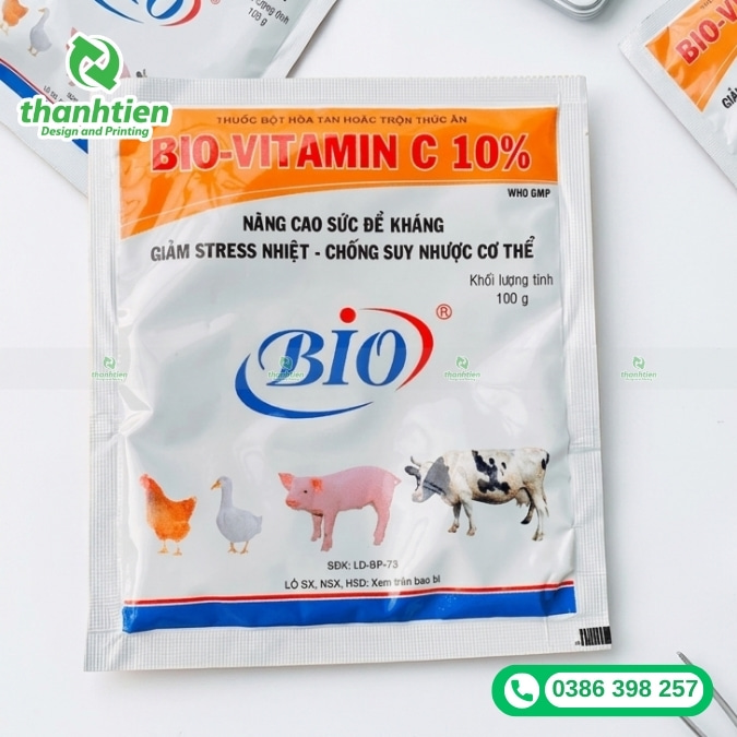 in bao b&igrave; thuốc th&uacute; y đẹp
