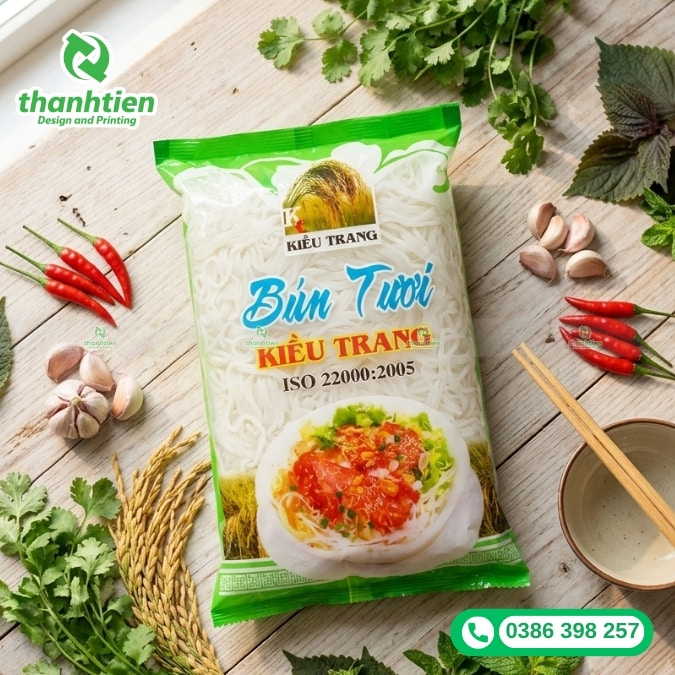 mẫu bao b&igrave; b&uacute;n tươi in ấn đẹp