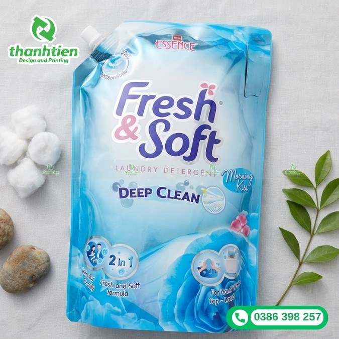 mẫu t&uacute;i nước giặt c&oacute; v&ograve;i in ấn đẹp