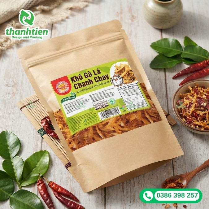 mẫu t&uacute;i zip đựng kh&ocirc; g&agrave; cao cấp