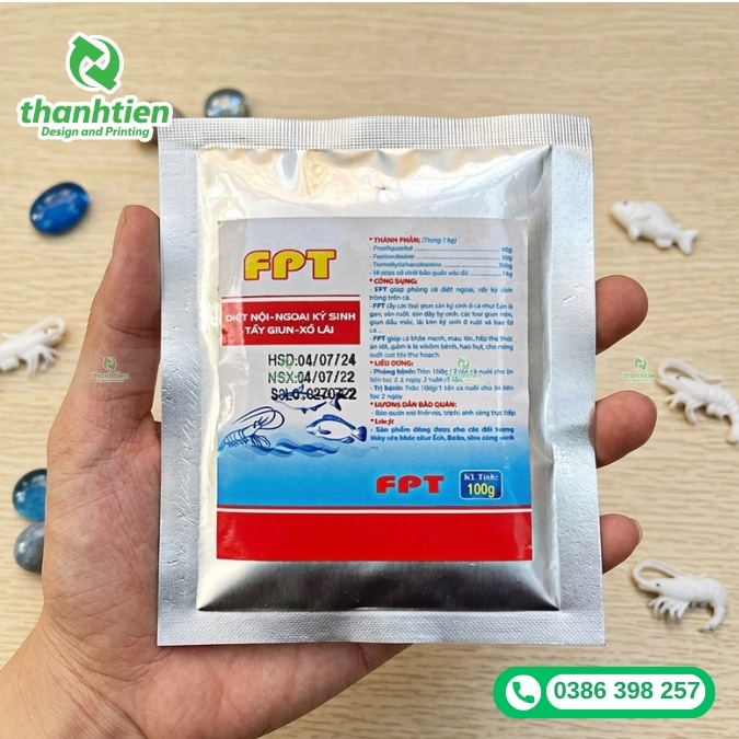 t&uacute;i đựng thuốc thủy sản