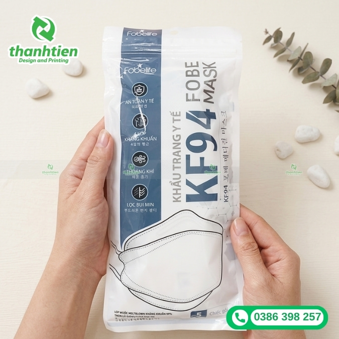 xưởng sản xuất bao b&igrave; khẩu trang theo y&ecirc;u cầu tại tphcm