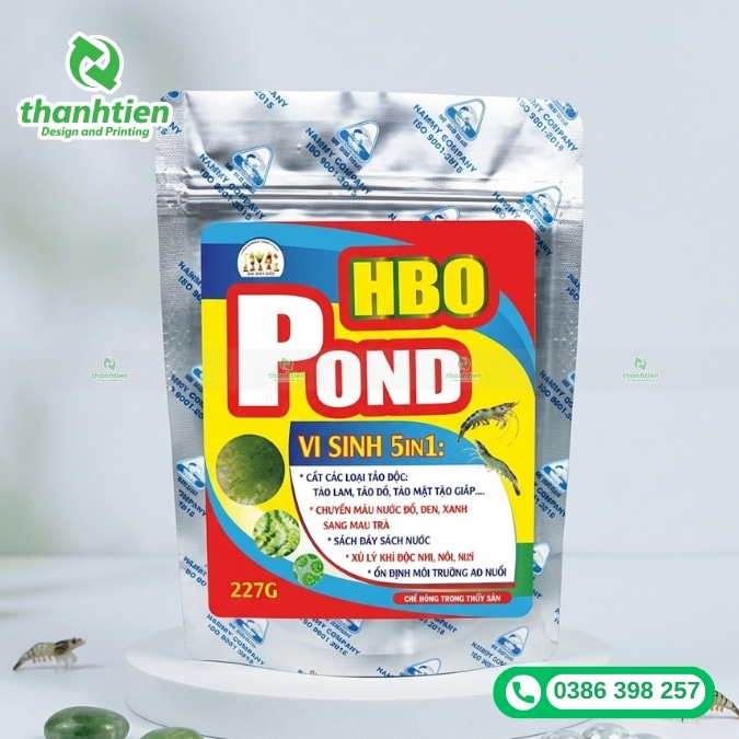 xưởng bao b&igrave; đựng thuốc thủy sản chất lượng cao